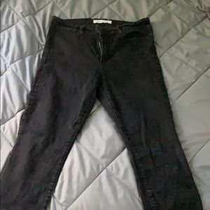 Gap true skinny super high rise size 32 black
